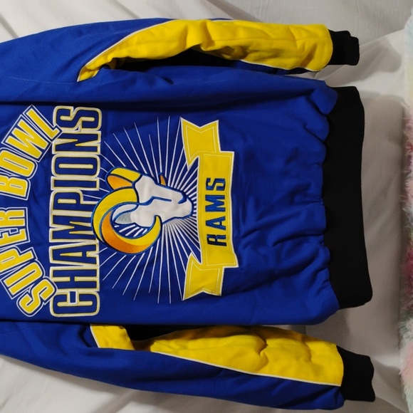 SALE! RARE! NFL Los Angeles Rams Super Bowl 2000 Champion Jacket Like New (A-76) - Picture 8 of 16